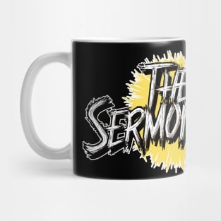 "The Sermonator" Bold Preacher's T-Shirt Design Mug